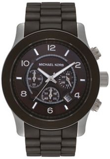 Michael Kors MK8129  Watches,Mens Chronograph Chocolate Brown Polyurethane, Chronograph Michael Kors Quartz Watches