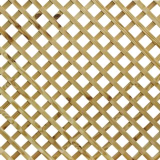 Severe Weather Max Southern Yellow Pine Premium Wood Lattice (Common 1 in x 4 Ft x 8 Ft; Actual 0.718 in x 4 ft x 8 ft)