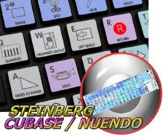 APPLE SIZE KEYBOARD STICKERS STEINBERG CUBASE / NUENDO GALAXY SERIES  Label Makers 