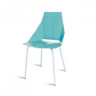 Blu Dot Real Good Chair RG1 SIDCHR Finish Aqua/Blue, Seat Pad Color None