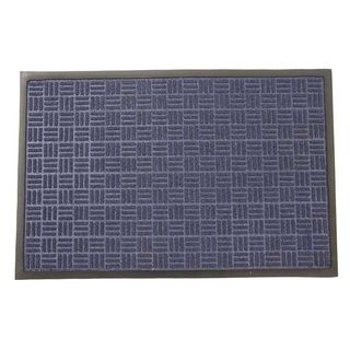 Rubber cal Wellington Blue Entrance Carpet Mat (18 X 30 Inches)