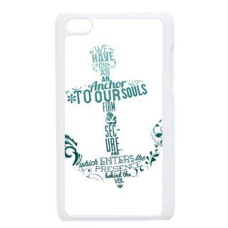 Custom Anchor Quotes Hard Back Cover Case for iPod Touch 4th IPT865 Cell Phones & Accessories