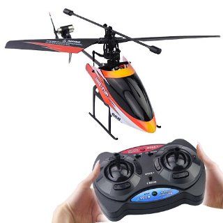 HuanQi 868 2.4GHz R/C Built in GYRO 4 Channel Aircraft Helicopter with Remote Control Red Toys & Games