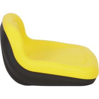 Low-Back Replacement Seat for John Deere Lawn and Garden Tractors – Yellow, Model# 8069  Lawn Tractor   Utility Vehicle Seats