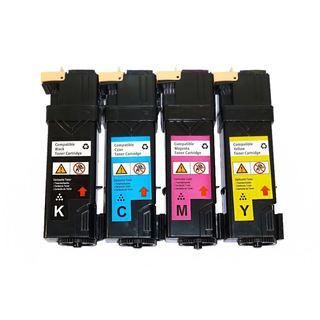 Compatible Xerox Phaser 6128 Set Of 4 Toner Cartridges (pack Of 4 1k/1c/1m/1y)