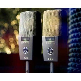 AKG Pro Audio C414 XLS Stereoset Instrument Condenser Microphone, Multipattern Musical Instruments