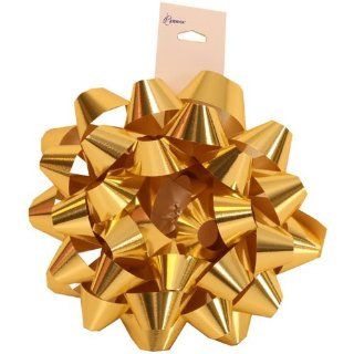 Medium Size Gold Bow   5.5 Inch Diameter   sold individually Health & Personal Care