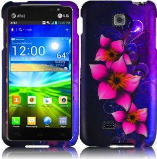 For LG Escape P870 Hard Design Cover Case Mystical Flower Accessory Cell Phones & Accessories