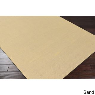 Hand loomed Dalton Casual Solid Wool Area Rug (6 X 9)