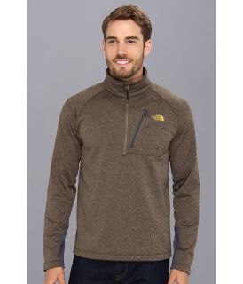 The North Face Canyonlands 1/2 Zip Mens Long Sleeve Pullover (Brown)