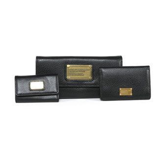 Marc By Marc Jacobs Continental Wallet, Business Card Case And Key Case Set