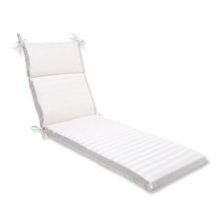 Pillow Perfect Chaise Lounge Cushion With Sunbrella Trax Salt Fabric