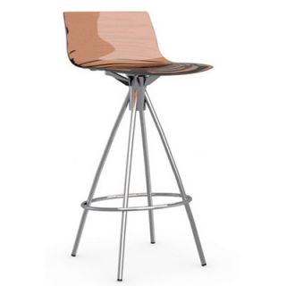 Calligaris LEau 26 Stool CS/1269_P Finish Chromed, Seat Color Transparent