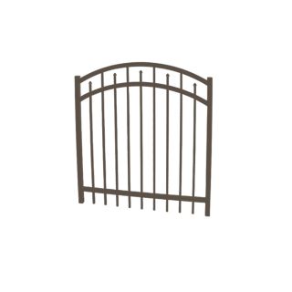 Ironcraft Powder Coated Aluminum Fence Gate (Common 60 in x 47 in; Actual 60 in x 47 in)