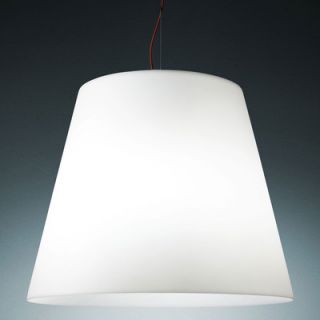 FontanaArte Amax Drum Pendant UL5442 Shade Color White, Size 144 H x 32.3