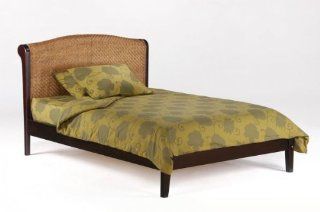 Queen Rosebud Platform Bed (Chocolate) (43.875"H x 63.375"W x 93.375"D) Home & Kitchen