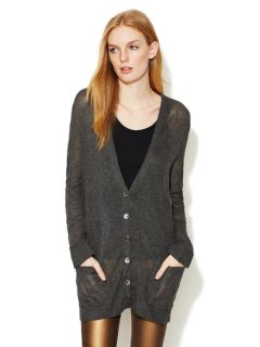 Textured V Neck Cardigan by Inhabit