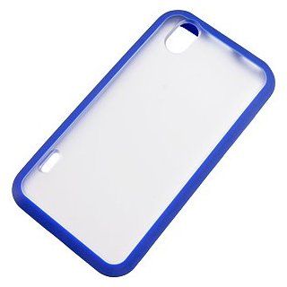 Aimo Wireless LGLS855PCTPU002 Hybrid Sensual Gummy PC/TPU Slim Protective Case for LG Marquee/Ignite LS855/P970   Retail Packaging   Blue Cell Phones & Accessories