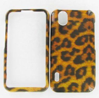 LG LS855 (Marquee) Leopard Protective Case Cell Phones & Accessories