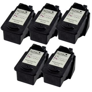 Sophia Global Remanufactured Ink Cartridge Replacement For Canon Pg 210 (5 Black)