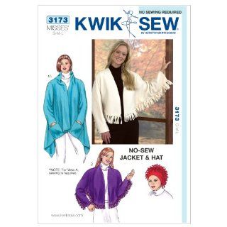 Kwik Sew K3173 Jacket Sewing Pattern, Shawl and Hat