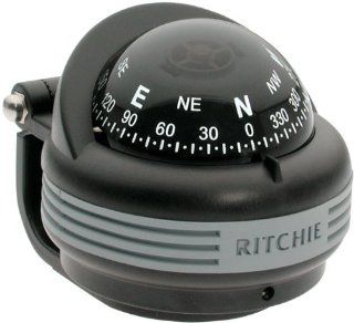 Ritchie Navigation TR 31 Trek Compass (Black)  Boat Compasses  Sports & Outdoors
