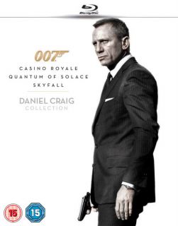 Daniel Craig Casino Royale / Quantum of Solace / Skyfall      Blu ray