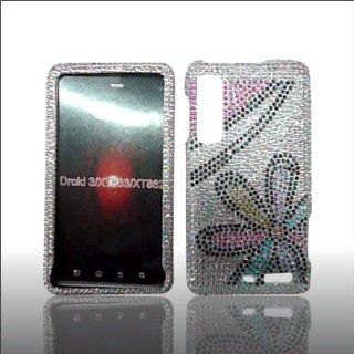 Motorola DROID X3/XT862 smartphone Rhinestone Bling Case Cell Phones & Accessories
