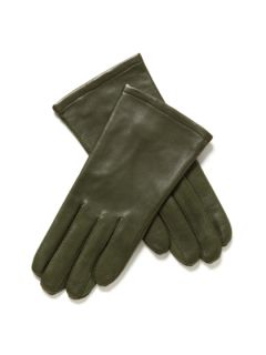 Womens Short Leather Gloves by Maison Fabre