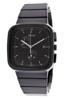 Rado R28885152  Watches,Mens R5.5 Chronograph Black Dial Black High Tech Ceramic & Stainless Steel, Chronograph Rado Quartz Watches
