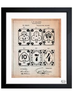 Improvement in Playing Cards 1877 Framed Art Print by Oliver Gal
