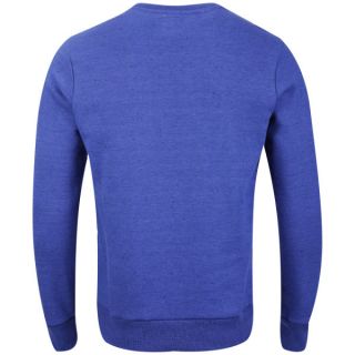 Boxfresh Mens Halixaft Graphic Printed Crew Neck Sweatshirt   Blue Marl      Mens Clothing