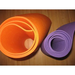 YogaAccessories (TM) 1/4'' Extra Thick High Density Yoga Mat (Phthalate Free)   Dark Blue  Sports & Outdoors
