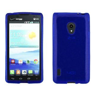 Verizon LG Lucid 2 VS870 Slim Flexible TPU Crystal Case Blue Cell Phones & Accessories