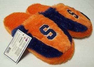 Syracuse Orangemen NCAA Plush Slide Slippers  Sports Fan Slippers  Sports & Outdoors