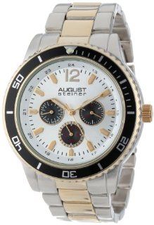 August Steiner Men's AS8059TTG Quartz Multi Function Divers Bracelet Watch August Steiner Watches