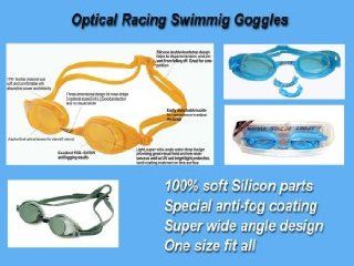 Optical Racing Swimming Goggles  Sports & Outdoors