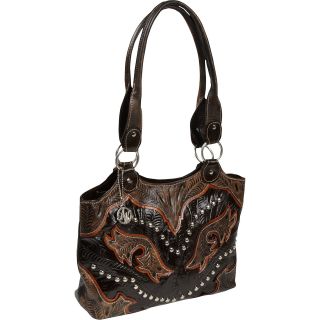 American West Cowgirl Wings Collection Zip Top Fashion Tote