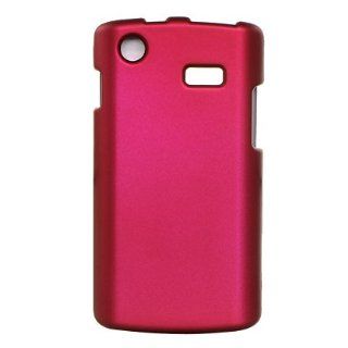 Samsung Captivate I897 Crystal Rubberized Case   Hot Pink Cell Phones & Accessories