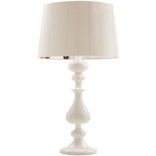 Arteriors 48565 904 White Lola Lamp, White   Table Lamps  