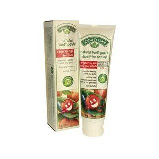 NATURE'S GATE, Toothpaste Cherry Gel (Fluoride Free)   5 oz Health & Personal Care