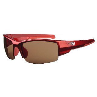 Ryders Seeker Polarized Sunglasses, Red/Brown Polar Lens Sports & Outdoors
