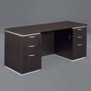 DMi Pimlico 72 W Kneehole Credenza with Flat Ends 702   X   215FP Finish Mo