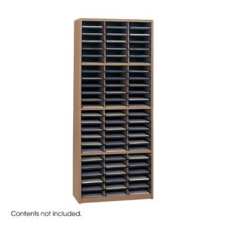 Safco Products Value Sorter Organizer (72 Compartments) 7131 Finish Medium Oak