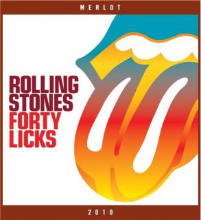 2010 Rolling Stones Forty Licks Merlot Mendocino County 750 mL Wine