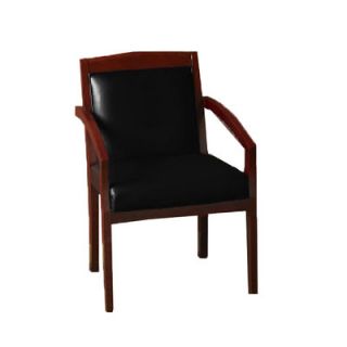Mayline Corsica Two Wood Guest Chair VSCA Finish Mahogany