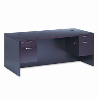 HON 11500 Series Valido Executive Desk with Double Pedestal HON11593ABHH Fini