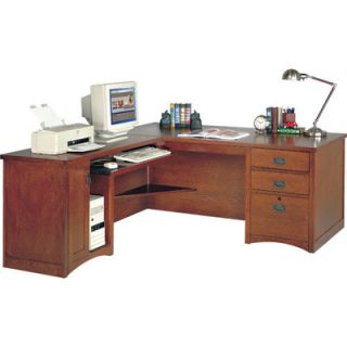 kathy ireland Home by Martin Furniture Computer Desk for Left Hand Facing Key