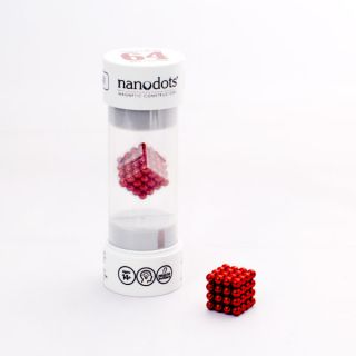 Nanodots Magnetic Constructors Red   64 Dots      Unique Gifts