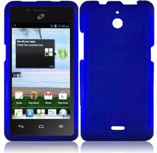 Huawei Ascend Plus H881C ( Straight Talk , Net10 , Tracfone ) Phone Case Accessory Cool Blue Hard Snap On Cover with Free Gift Aplus Pouch Cell Phones & Accessories